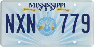 MS license plate NXN779