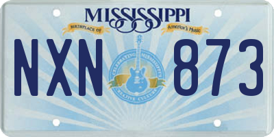 MS license plate NXN873