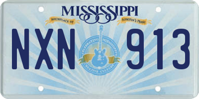 MS license plate NXN913