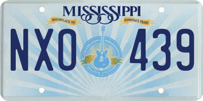 MS license plate NXO439