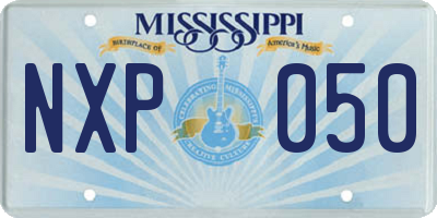 MS license plate NXP050