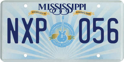 MS license plate NXP056