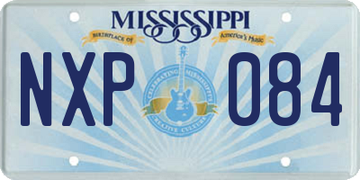 MS license plate NXP084