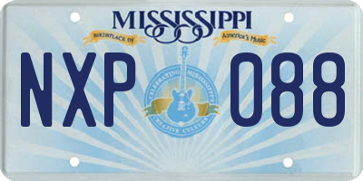 MS license plate NXP088