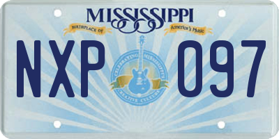 MS license plate NXP097