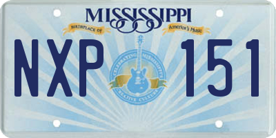 MS license plate NXP151