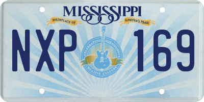 MS license plate NXP169