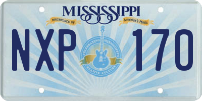 MS license plate NXP170