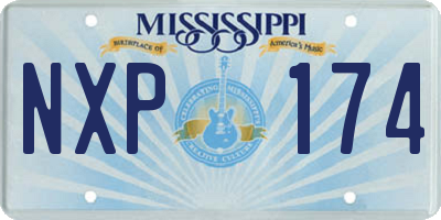 MS license plate NXP174