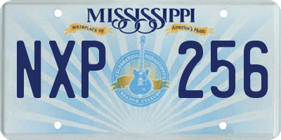 MS license plate NXP256
