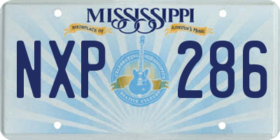 MS license plate NXP286