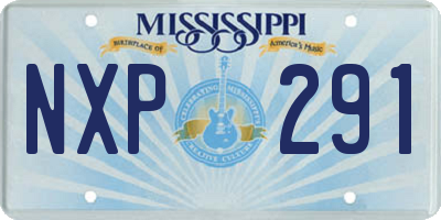 MS license plate NXP291