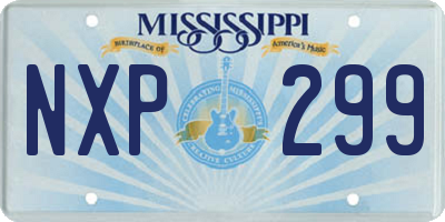 MS license plate NXP299