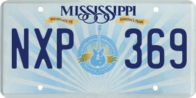 MS license plate NXP369