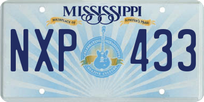 MS license plate NXP433