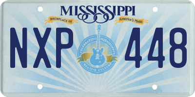 MS license plate NXP448