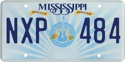 MS license plate NXP484