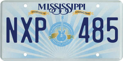 MS license plate NXP485