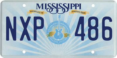 MS license plate NXP486