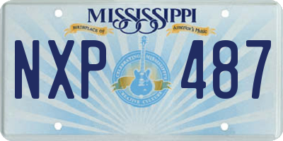 MS license plate NXP487
