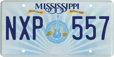 MS license plate NXP557