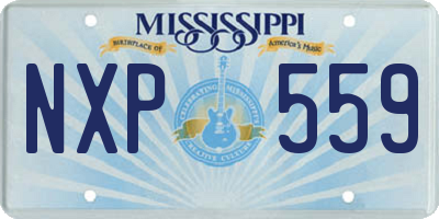 MS license plate NXP559