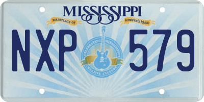 MS license plate NXP579