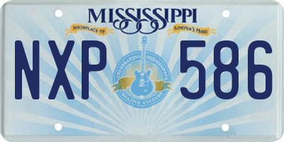 MS license plate NXP586