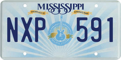 MS license plate NXP591