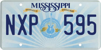 MS license plate NXP595
