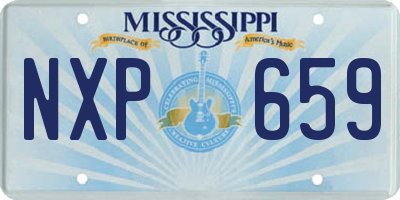 MS license plate NXP659
