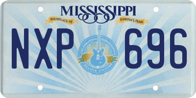 MS license plate NXP696