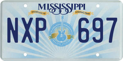 MS license plate NXP697