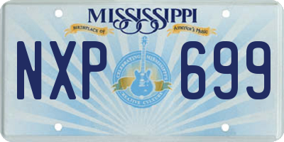 MS license plate NXP699