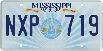 MS license plate NXP719
