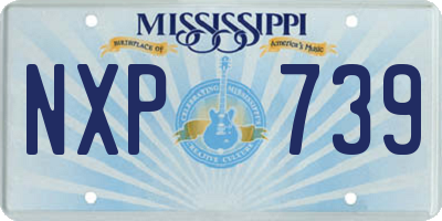 MS license plate NXP739