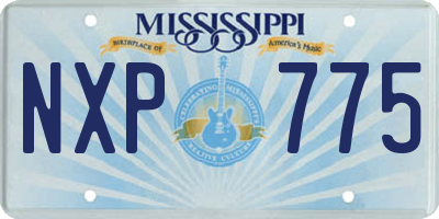 MS license plate NXP775