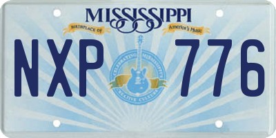 MS license plate NXP776