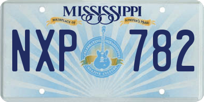 MS license plate NXP782