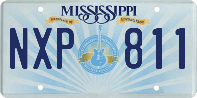 MS license plate NXP811