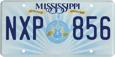 MS license plate NXP856