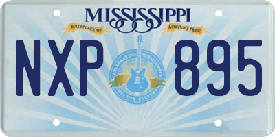 MS license plate NXP895