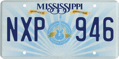MS license plate NXP946