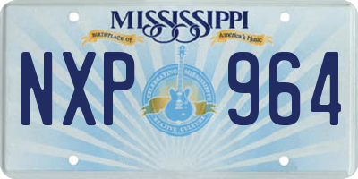 MS license plate NXP964