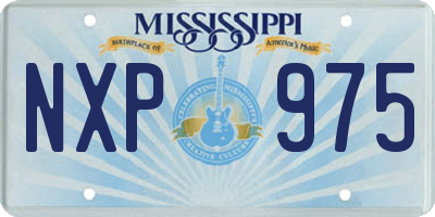 MS license plate NXP975