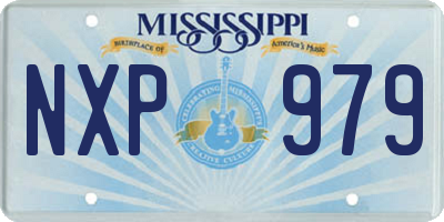 MS license plate NXP979