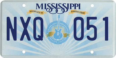 MS license plate NXQ051