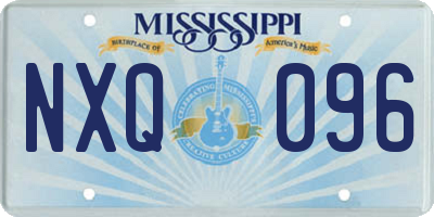 MS license plate NXQ096
