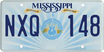 MS license plate NXQ148