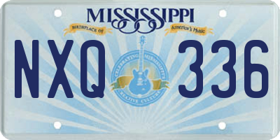 MS license plate NXQ336